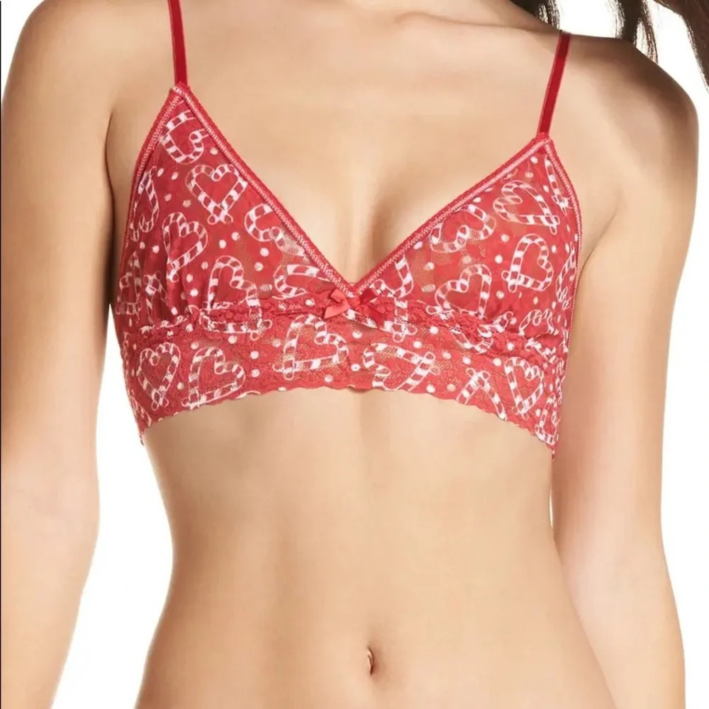 HANKY PANKY I Heart Peppermint Bralette, NWT, M - Picture 7 of 10